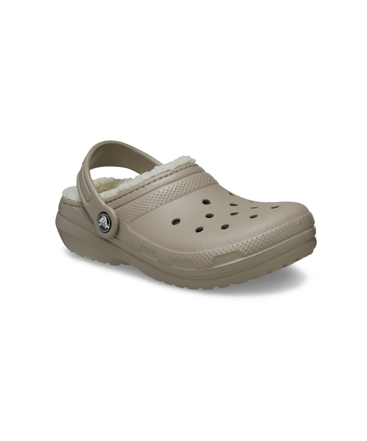 크록스키즈(CROCS KIDS) 클래식 라인드 클로그 키즈 - 머슈룸/본 / 207010-2YB