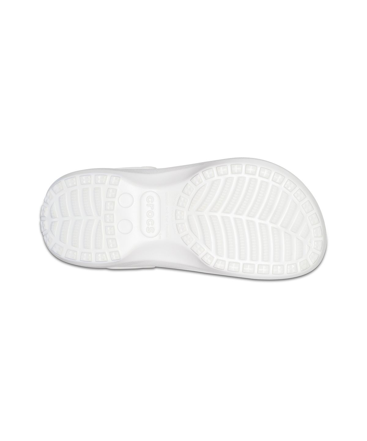 크록스(CROCS) 클래식 플랫폼 라인드 클로그 우먼 - 화이트 / 207938-100