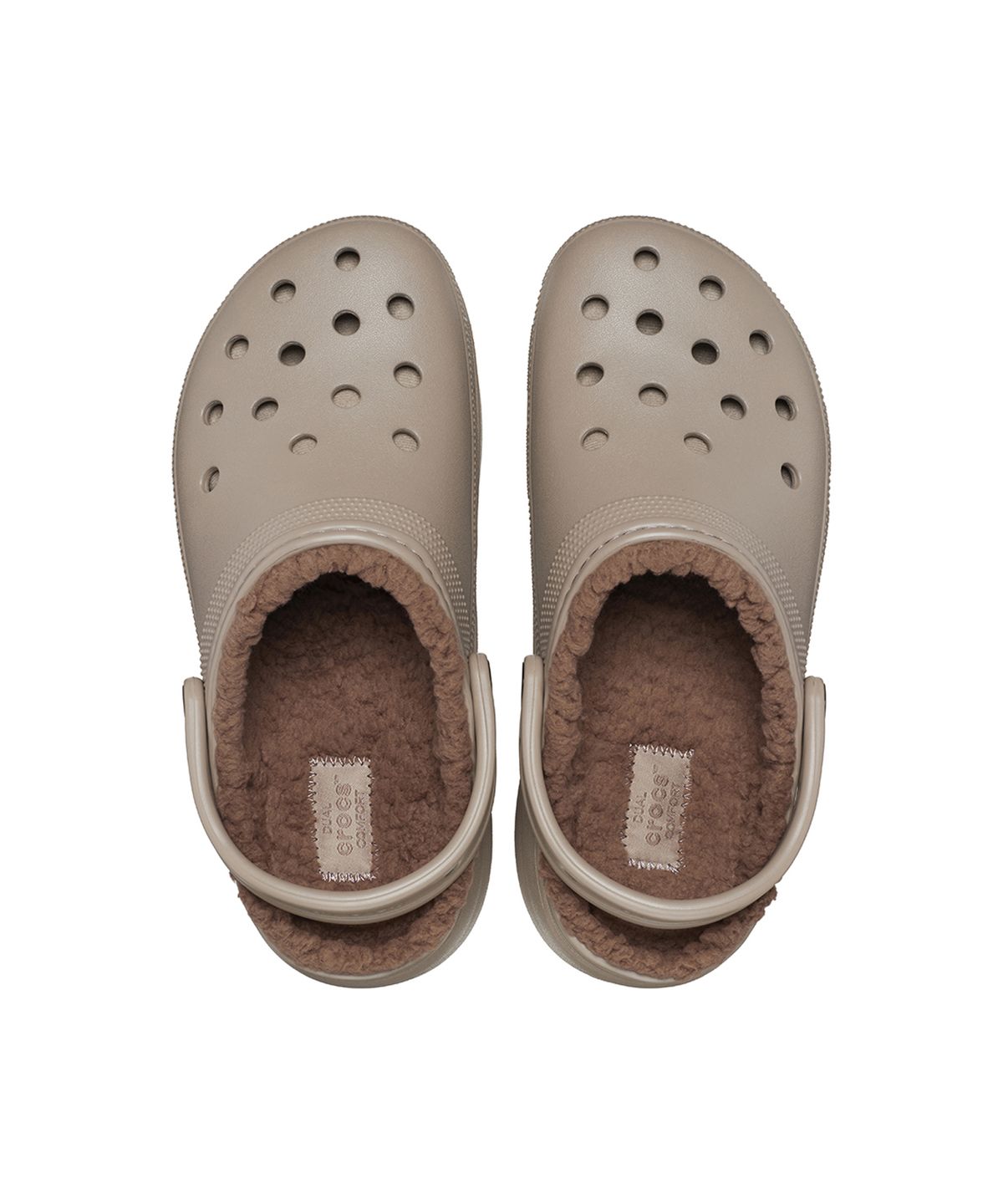 크록스(CROCS) 클래식 플랫폼 라인드 클로그 우먼 - 머슈룸 / 207938-195