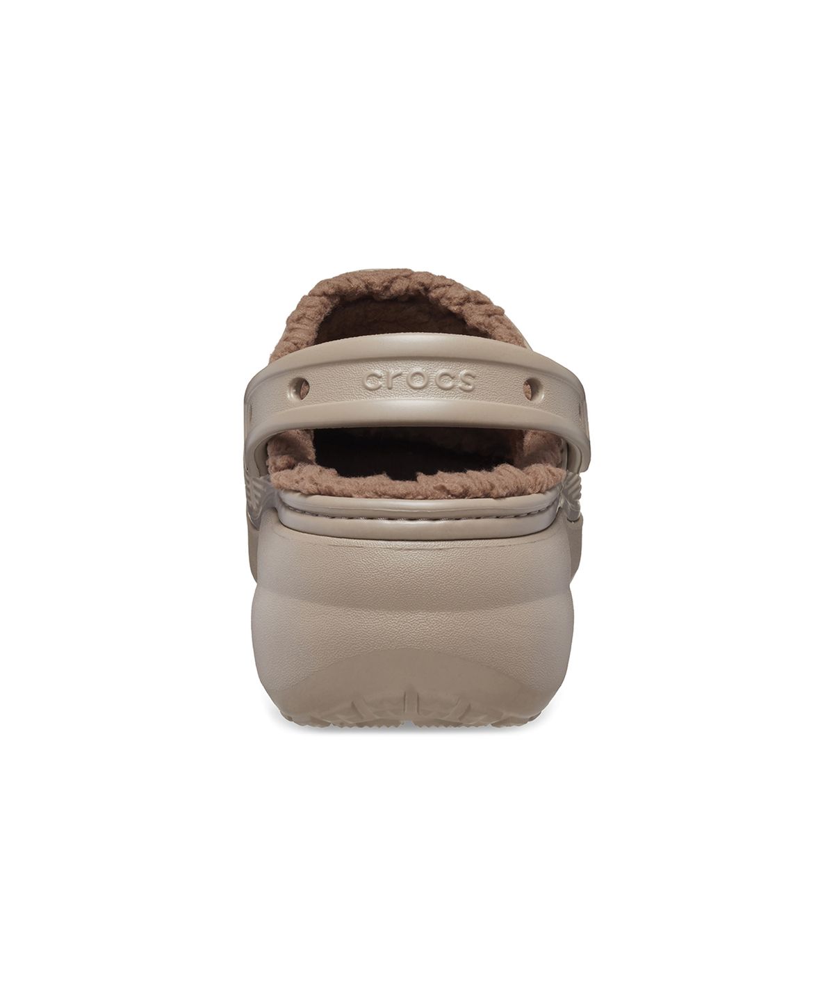 크록스(CROCS) 클래식 플랫폼 라인드 클로그 우먼 - 머슈룸 / 207938-195