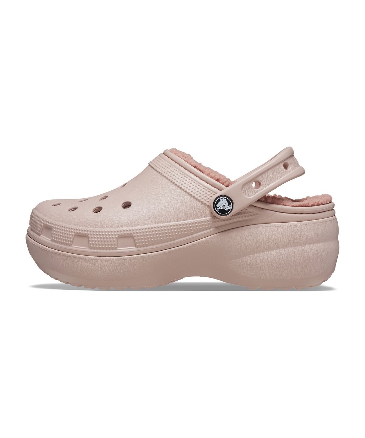크록스(CROCS) 클래식 플랫폼 라인드 클로그 우먼 - 핑크 클레이 / 207938-6TY