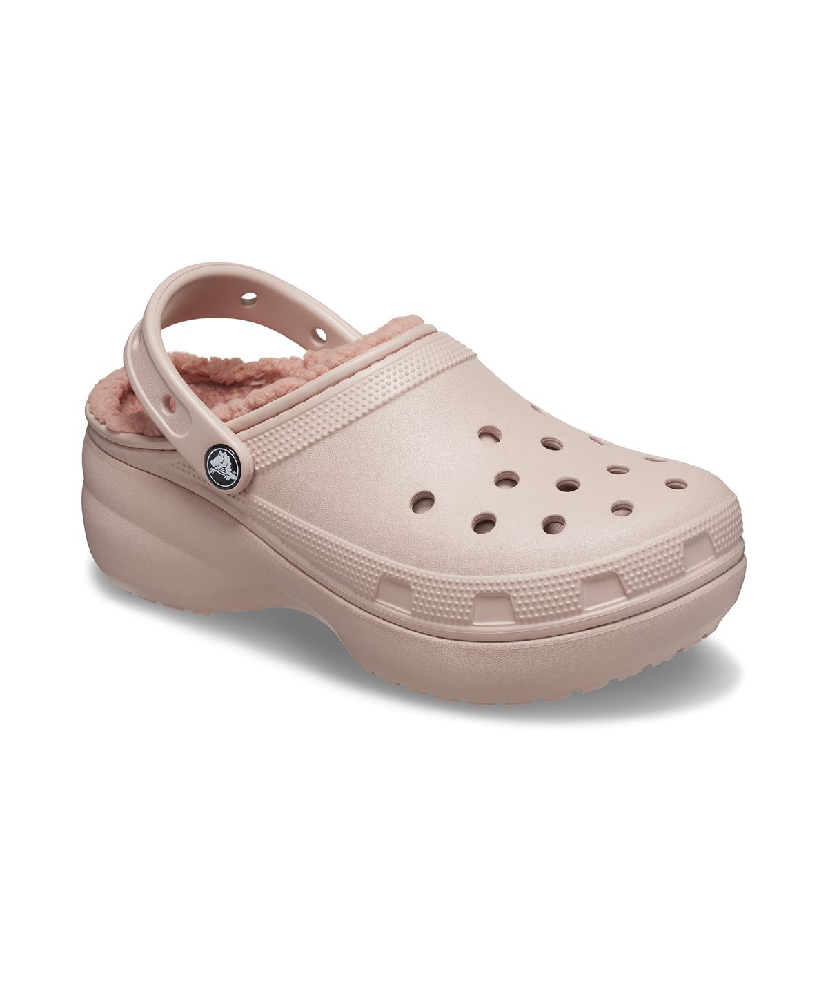 크록스(CROCS) 클래식 플랫폼 라인드 클로그 우먼 - 핑크 클레이 / 207938-6TY