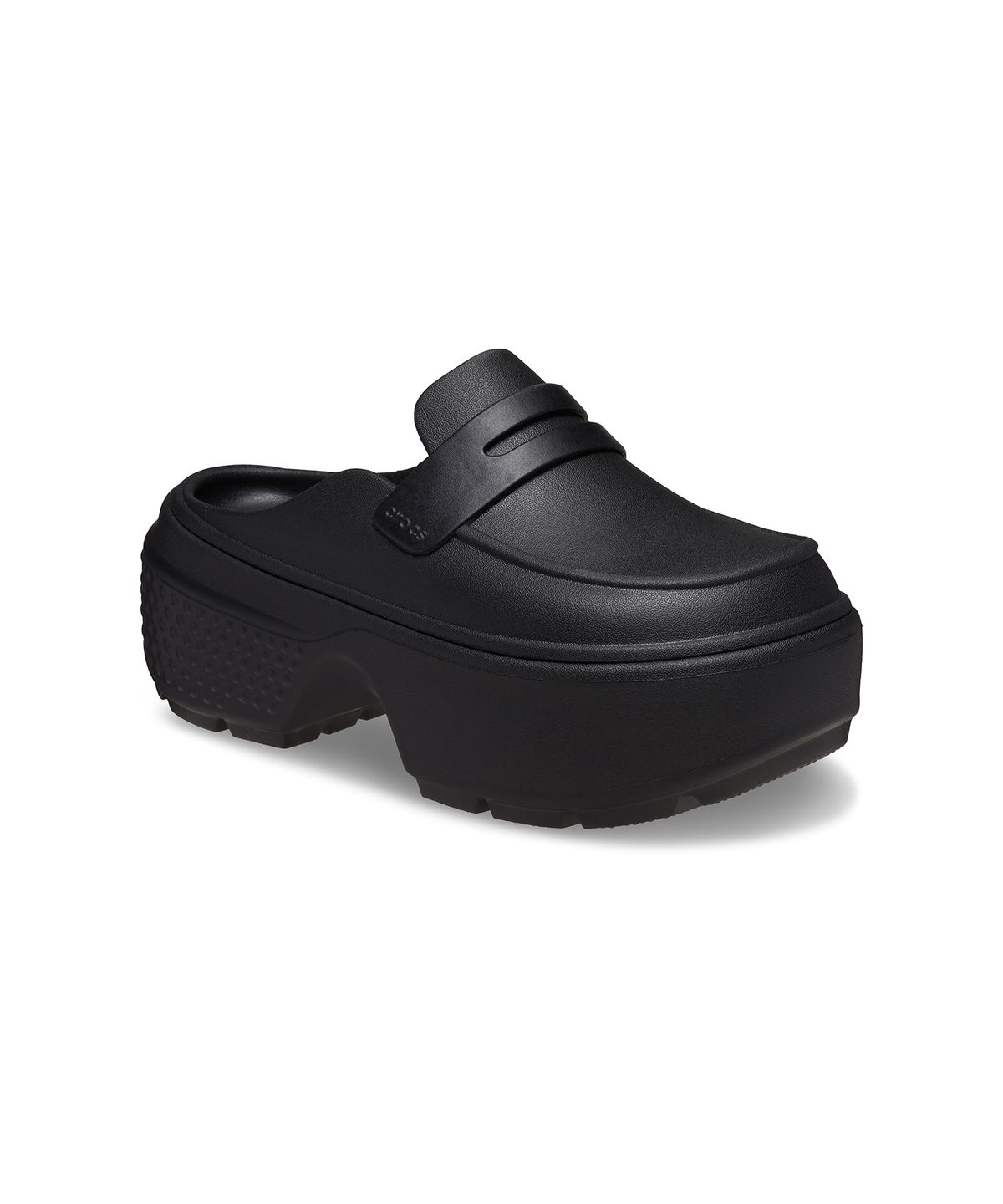 크록스(CROCS) 스톰프 로퍼 - 블랙/블랙 / 209937-060