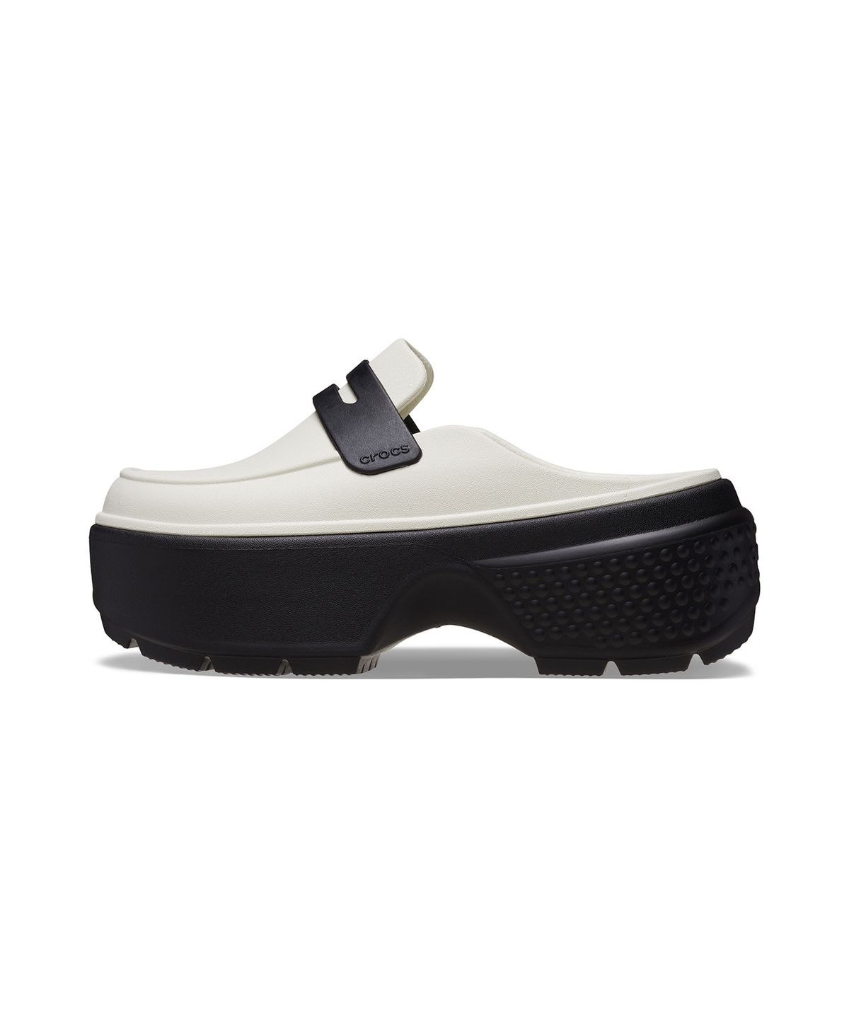 크록스(CROCS) 스톰프 로퍼 - 린넨 블랙 / 209937-1HR