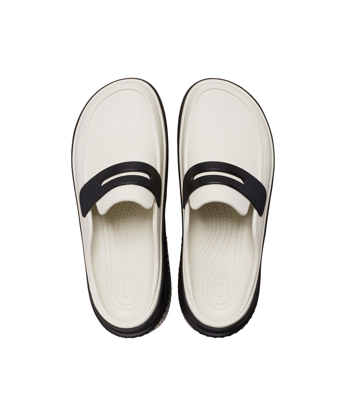 크록스(CROCS) 스톰프 로퍼 - 린넨 블랙 / 209937-1HR