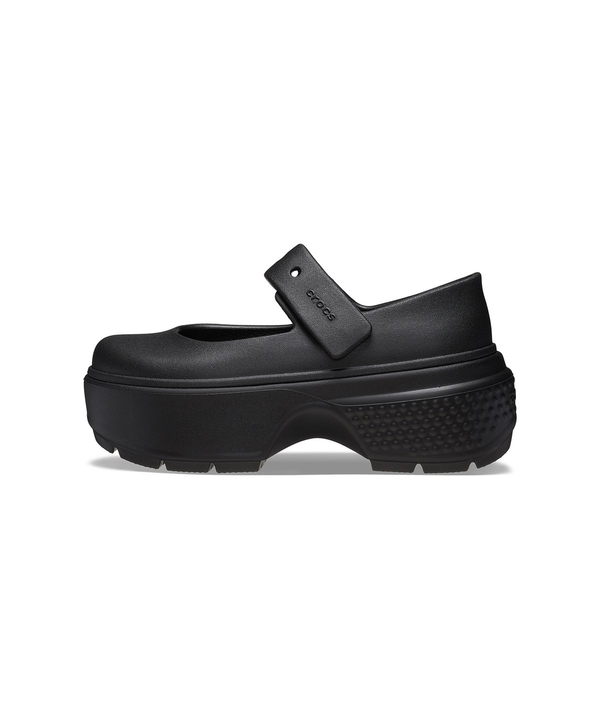 크록스(CROCS) 스톰프 메리제인 - 블랙/블랙 / 209939-060