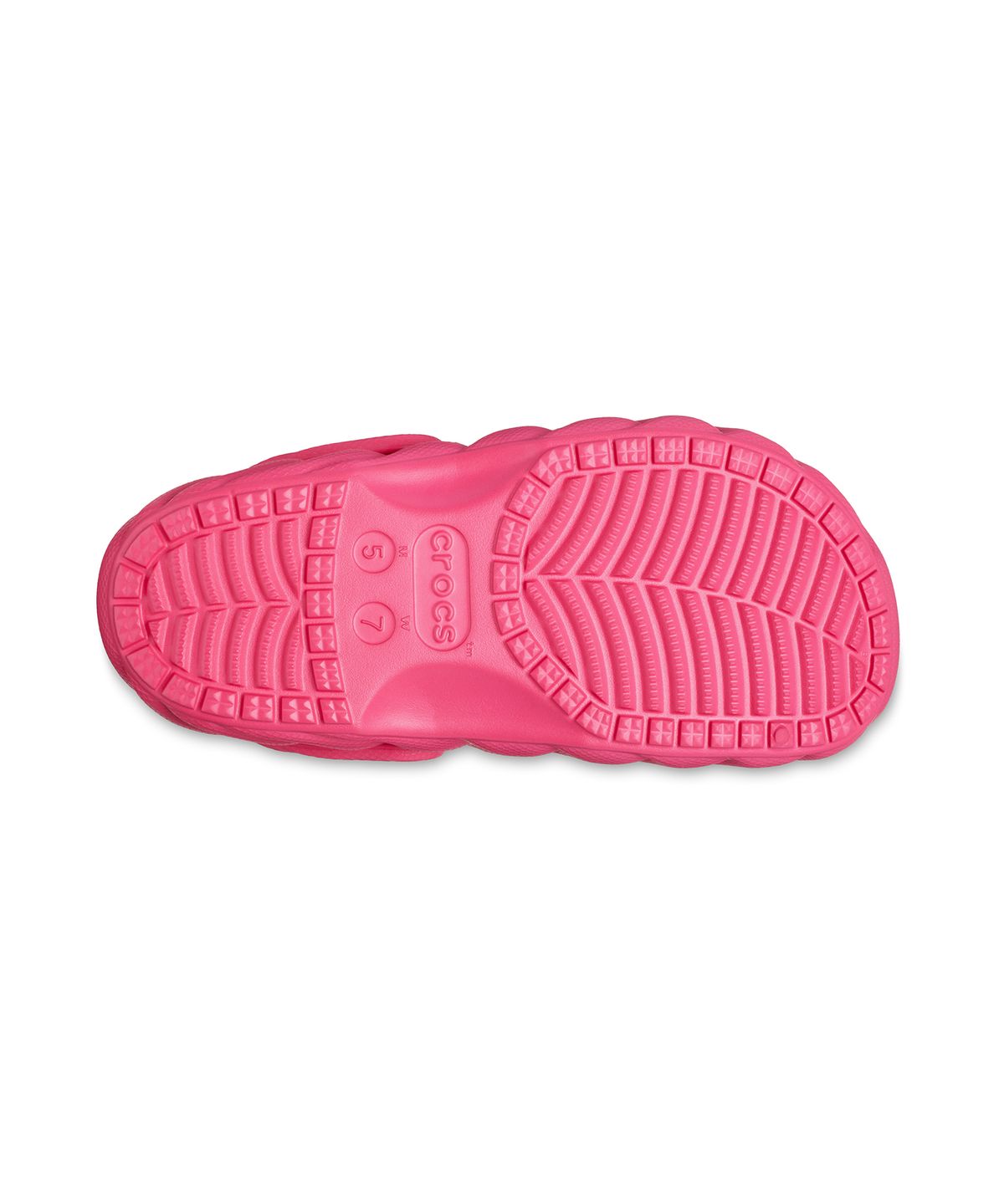 크록스(CROCS) 클래식 라인드 오버퍼프 클로그 - 드래곤프루트 / 210059-6ZQ