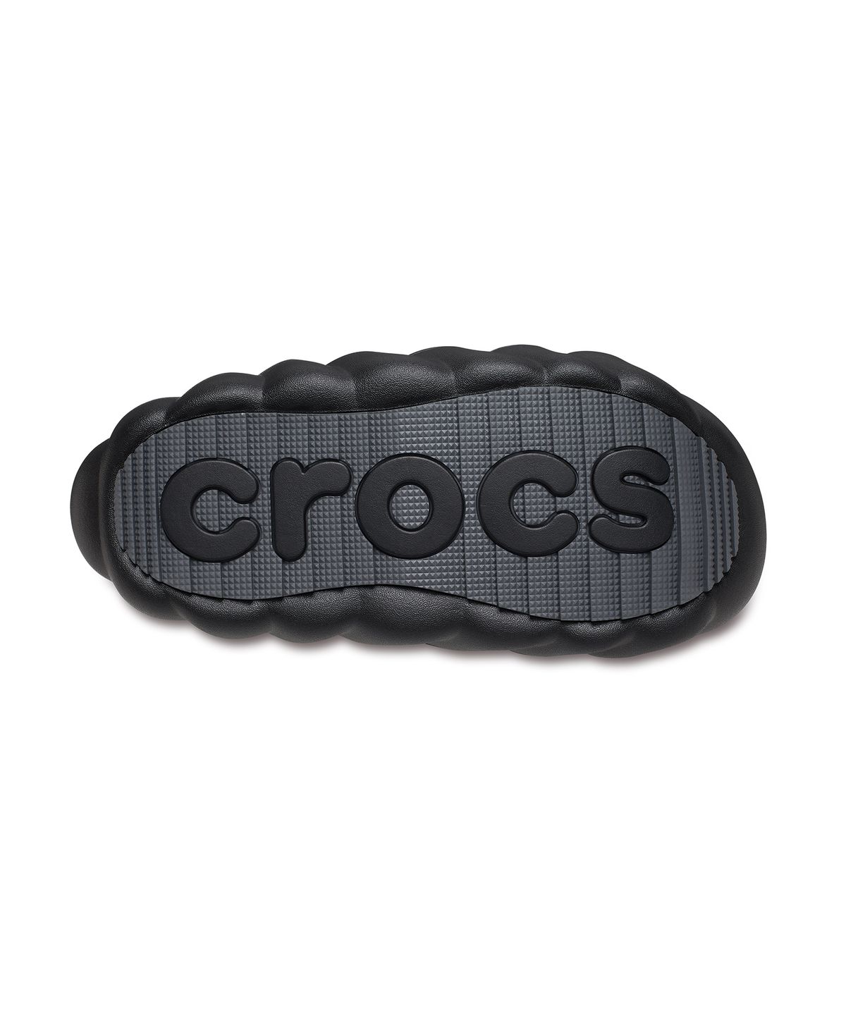 크록스(CROCS) 오버퍼프 쇼티 - 블랙/블랙 / 210668-060