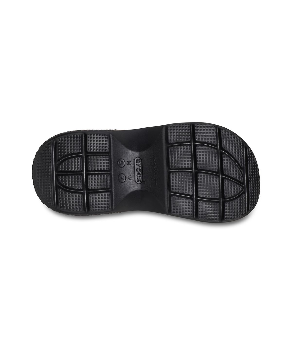 크록스(CROCS) 스톰프 라인드 쇼티 부츠 - 블랙/블랙 / 210673-060