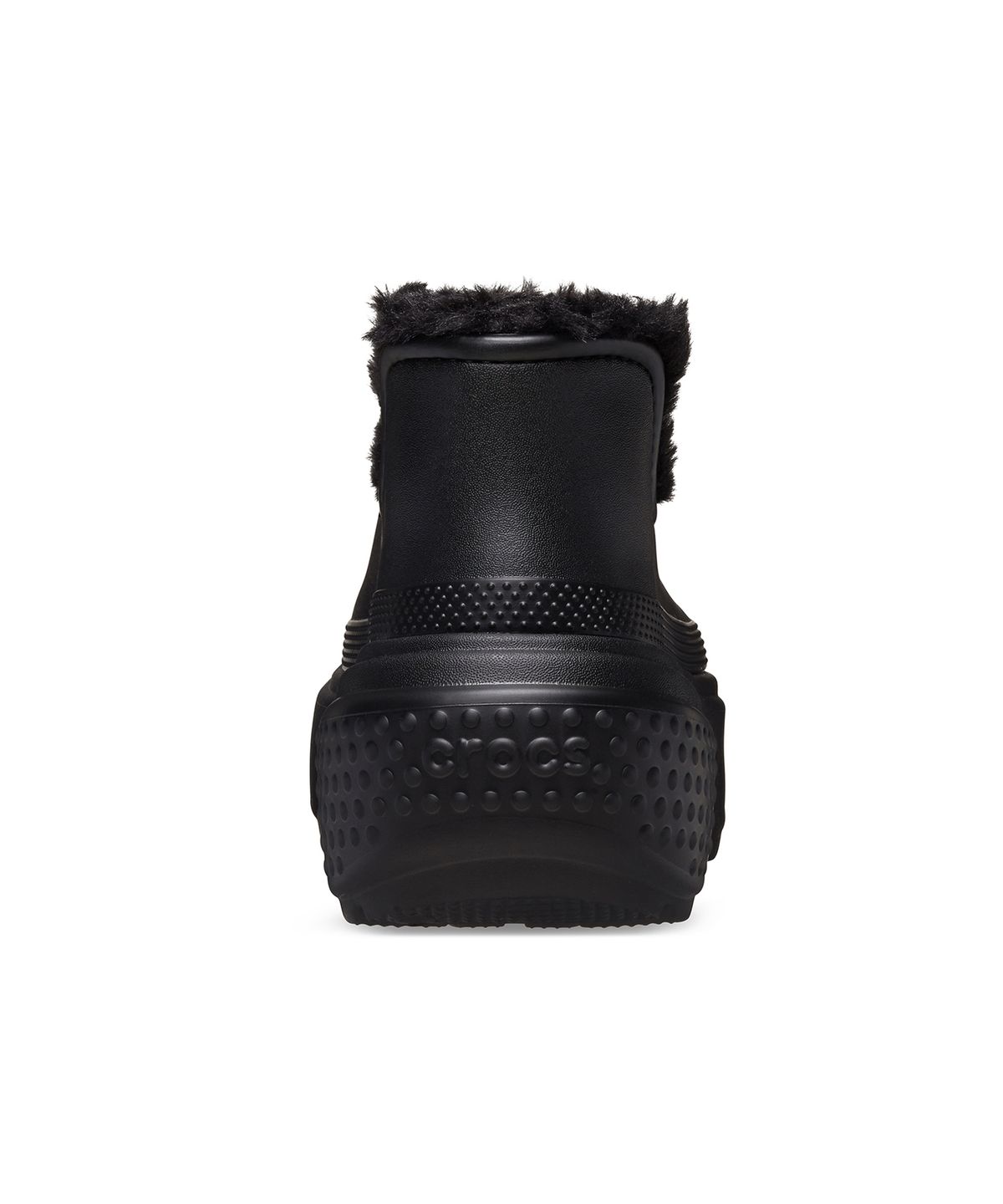 크록스(CROCS) 스톰프 라인드 쇼티 부츠 - 블랙/블랙 / 210673-060
