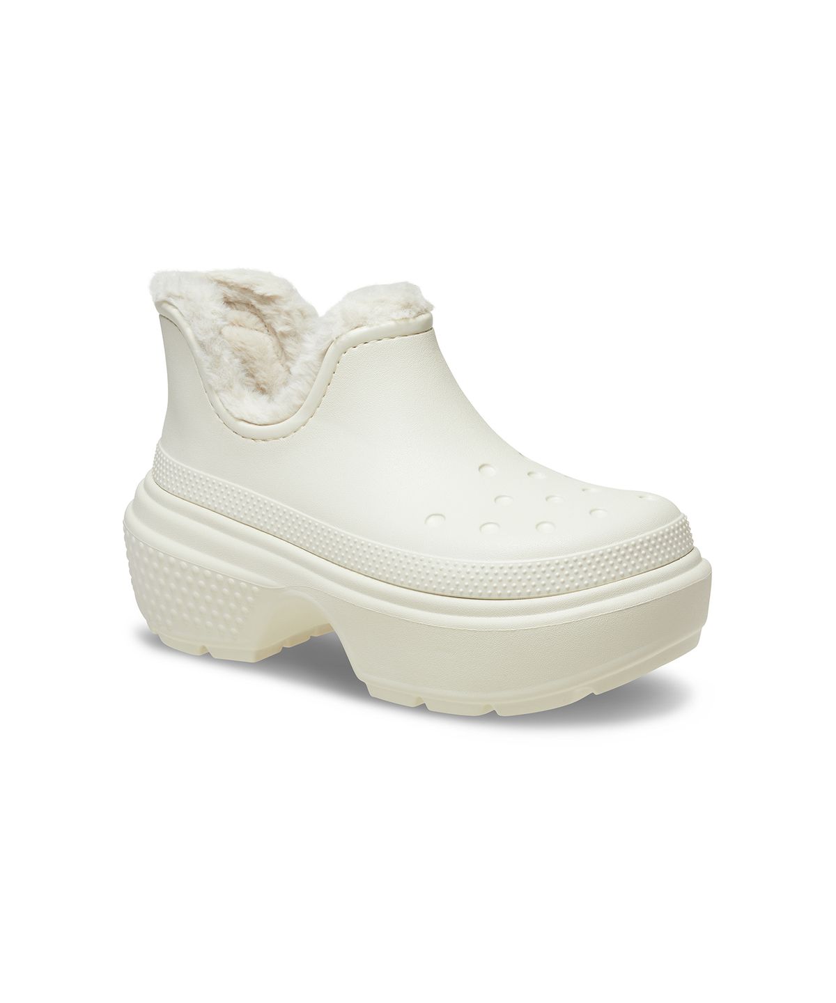 크록스(CROCS) 스톰프 라인드 쇼티 부츠 - 린넨 / 210673-0JI