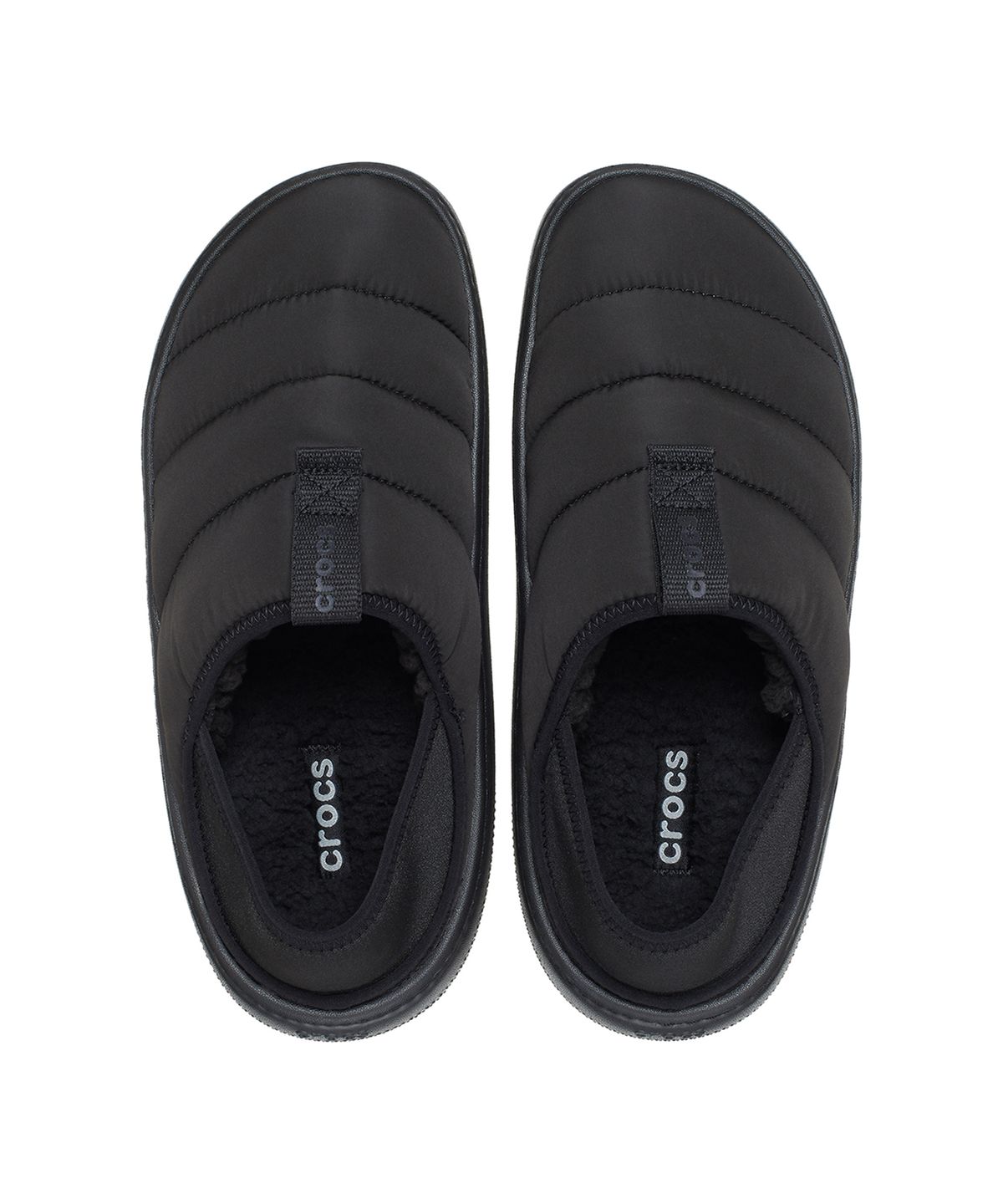 크록스(CROCS) 클래식 퍼프 모크 - 블랙/블랙 / 210706-060