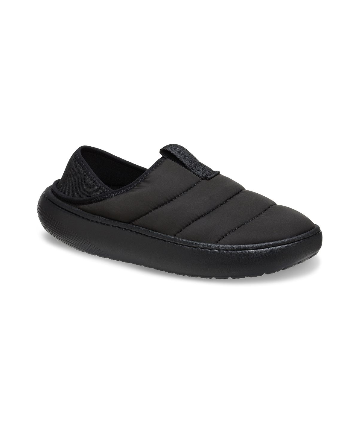 크록스(CROCS) 클래식 퍼프 모크 - 블랙/블랙 / 210706-060