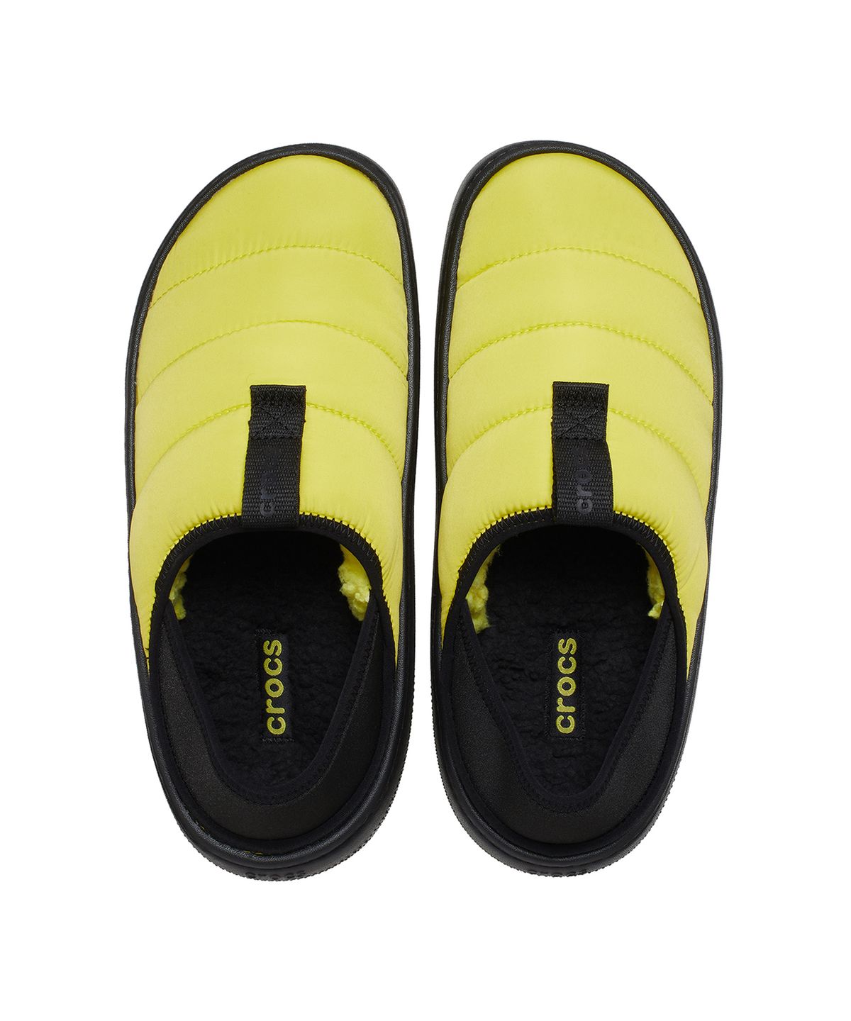크록스(CROCS) 클래식 퍼프 모크 - 사이버 옐로우/멀티 / 210706-77K