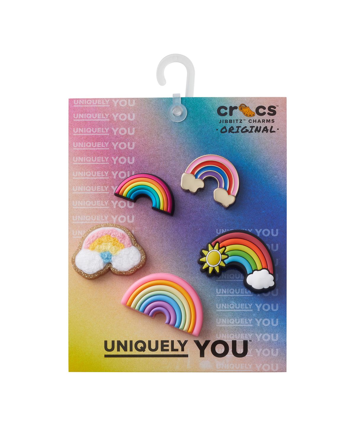 크록스(CROCS) 무지개 5개 세트 / 10014342