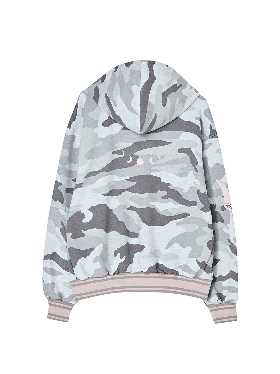 MUSINSA公式 | NYXX EMBLEM PRINTING HOOD ZIP-UP CAMO