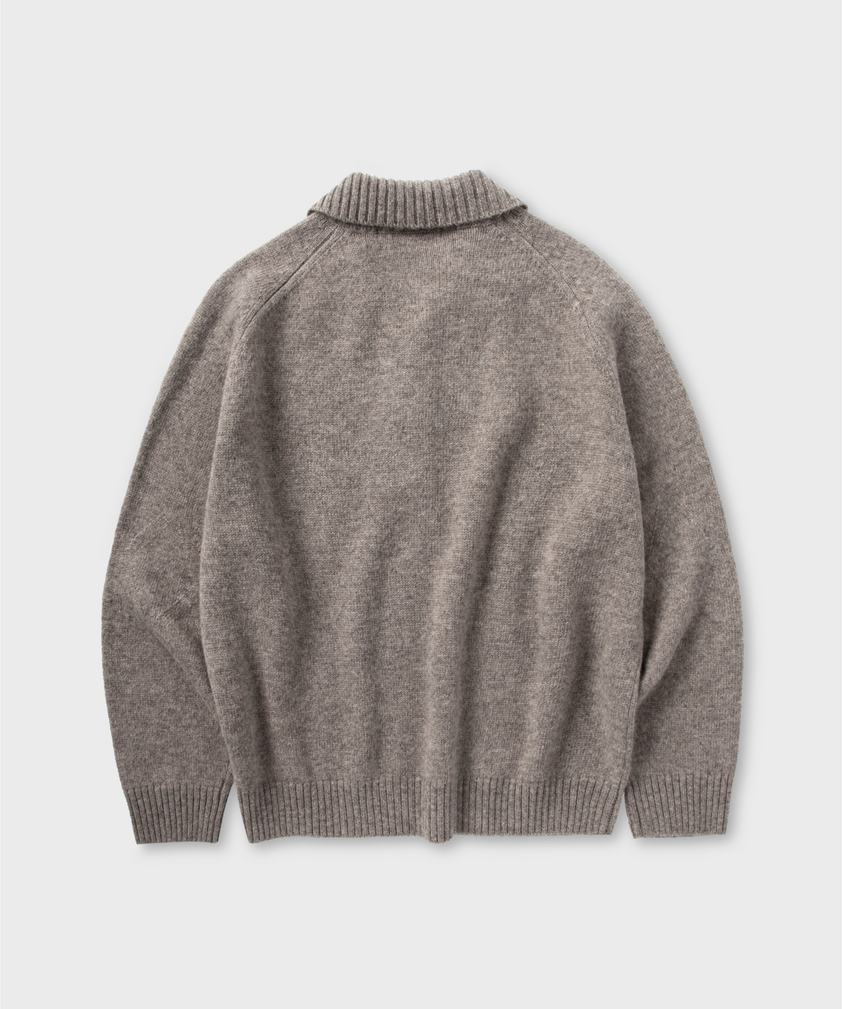 넌블랭크(NONBLANK) 울 칼라 니트_DORMOUSE BEIGE