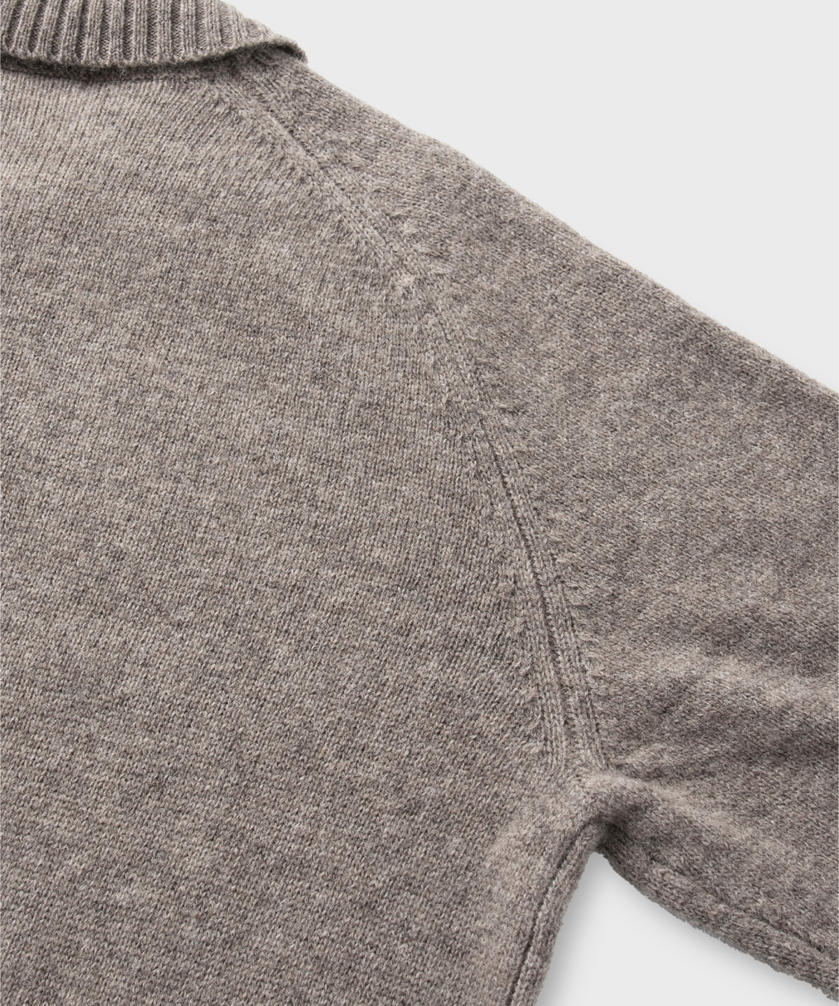 넌블랭크(NONBLANK) 울 칼라 니트_DORMOUSE BEIGE