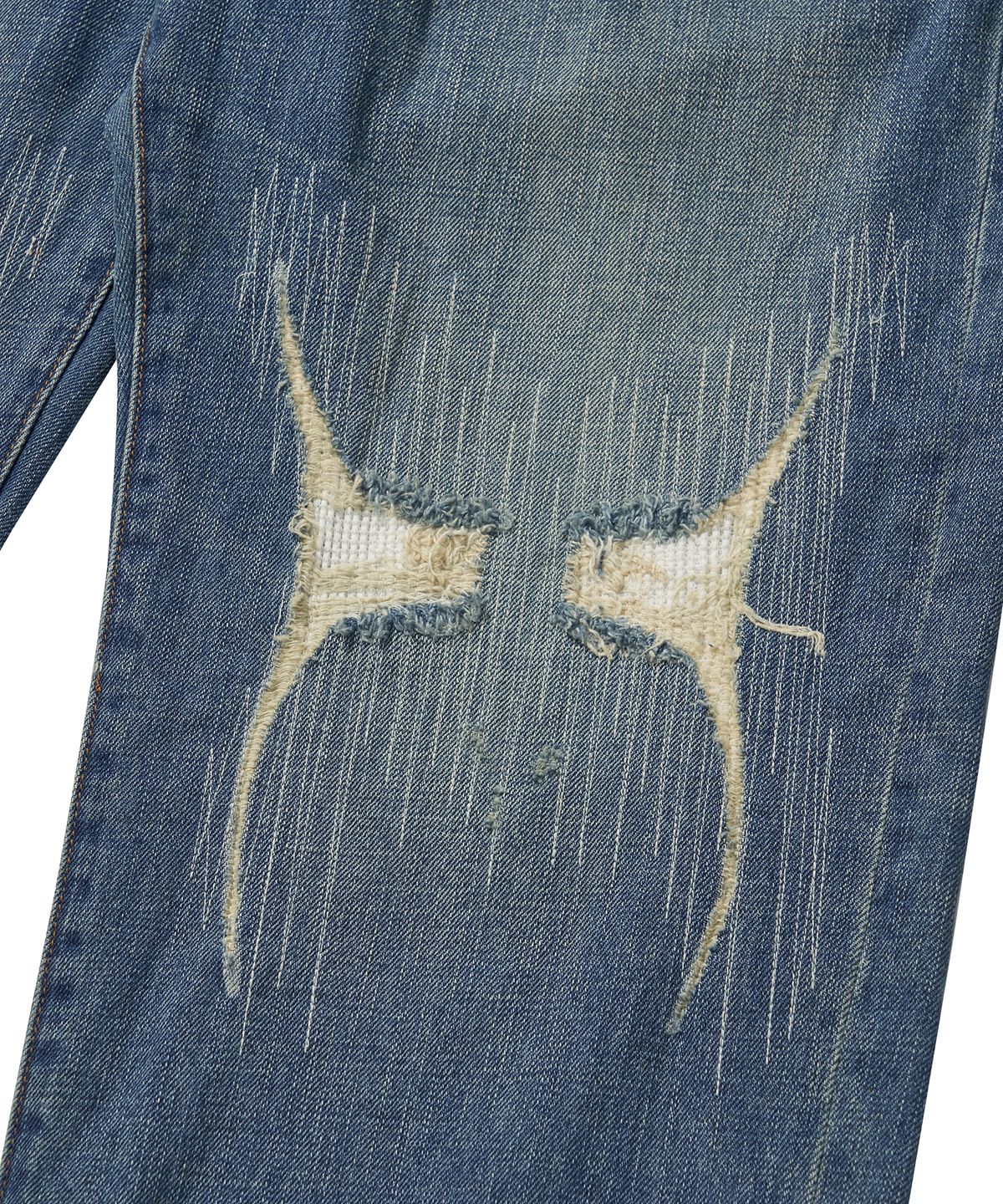 리베레(LIBERE) WASHED DENIM PANTS / BLUE