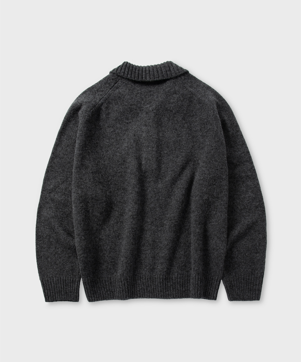넌블랭크(NONBLANK) 울 칼라 니트_TAILOR GREY