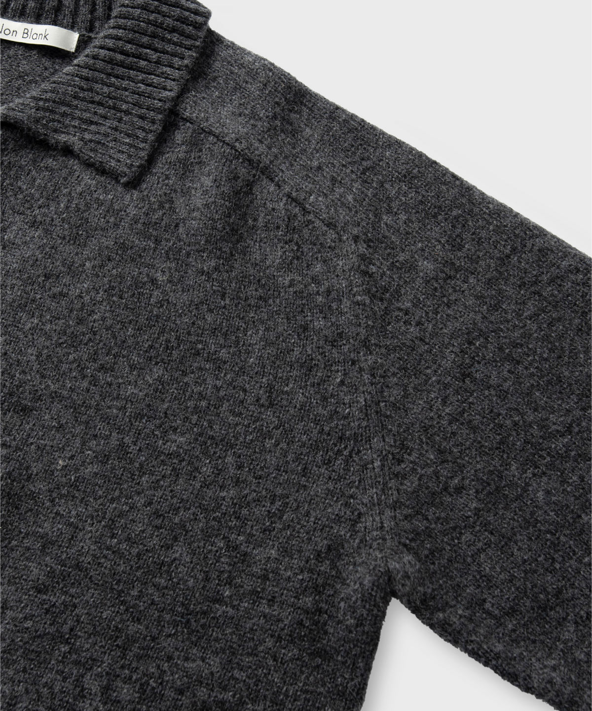 넌블랭크(NONBLANK) 울 칼라 니트_TAILOR GREY
