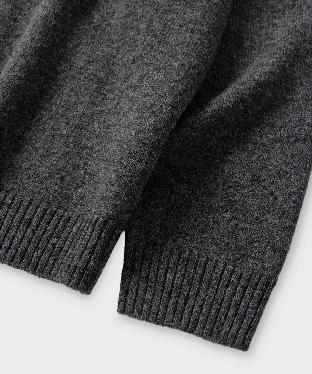 넌블랭크(NONBLANK) 울 칼라 니트_TAILOR GREY