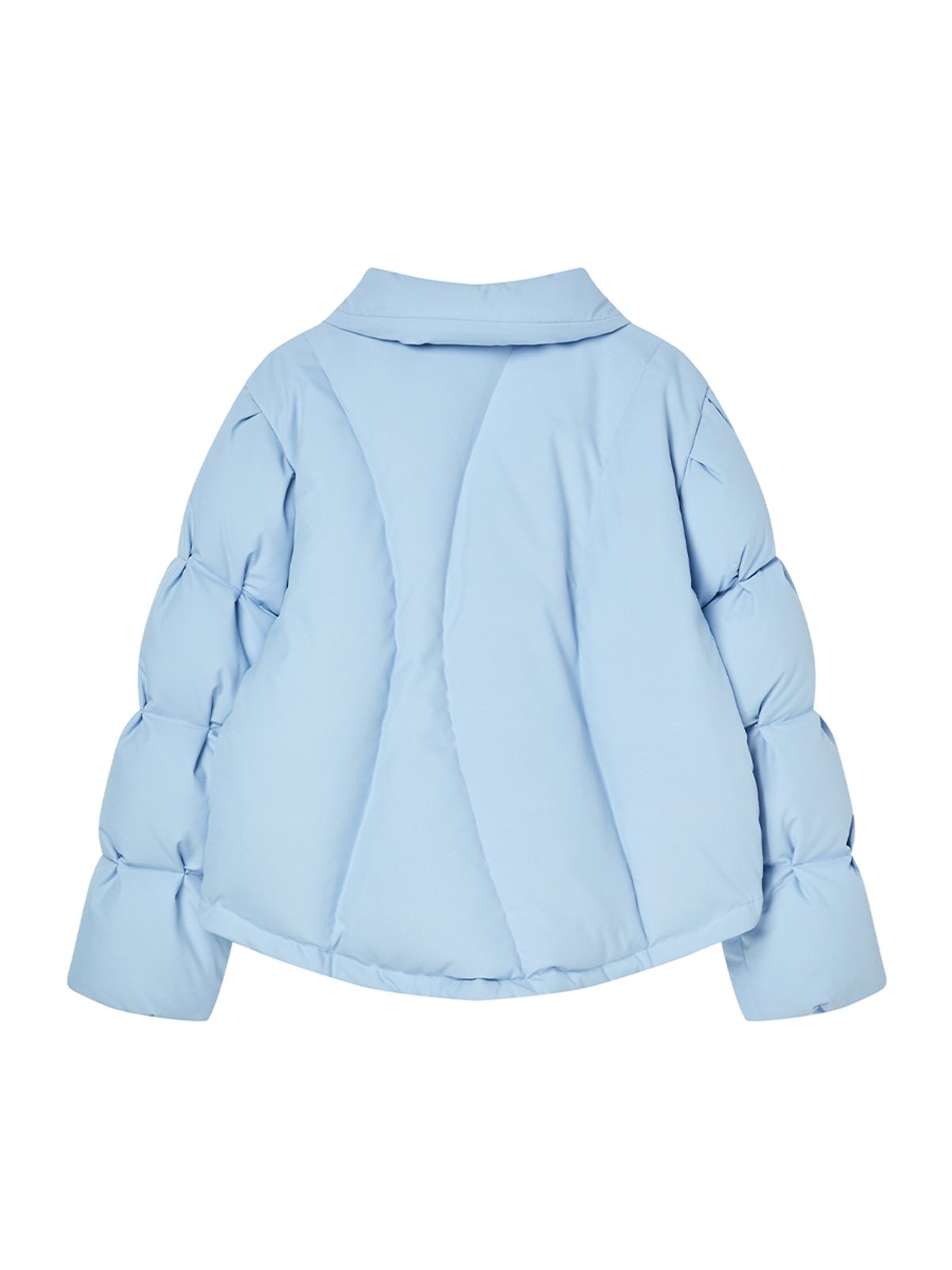 엔와이엑스엑스(NYXX) CURVE LINE COLLARED DOWN PUFFER SKY BLUE