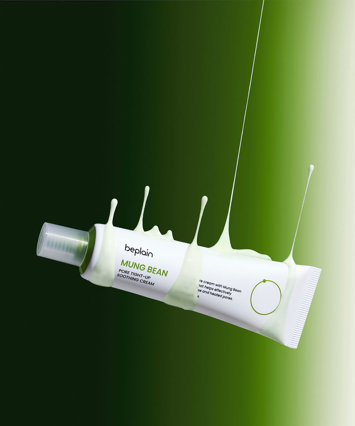 비플레인(BEPLAIN) [2개] 녹두 모공 타이트업 수딩크림 60ml (증정: 녹두 세럼 15ml)