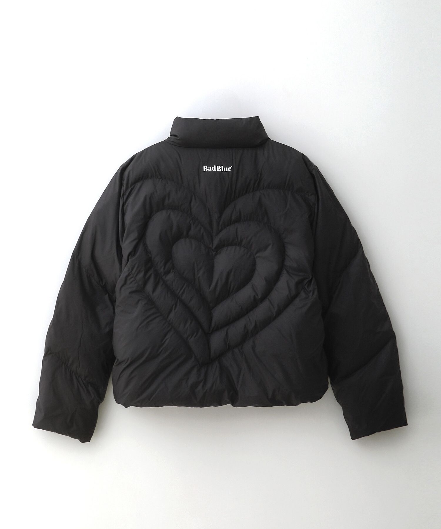 Brunt　Fp503　黒 MUSINSA公式 | BADBLUE Heart Puffer Jacket Matte Black
