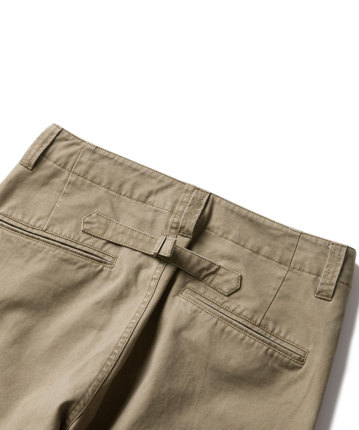 에스파이(ESFAI) CINCH BACK CHINO PANTS (BEIGE)