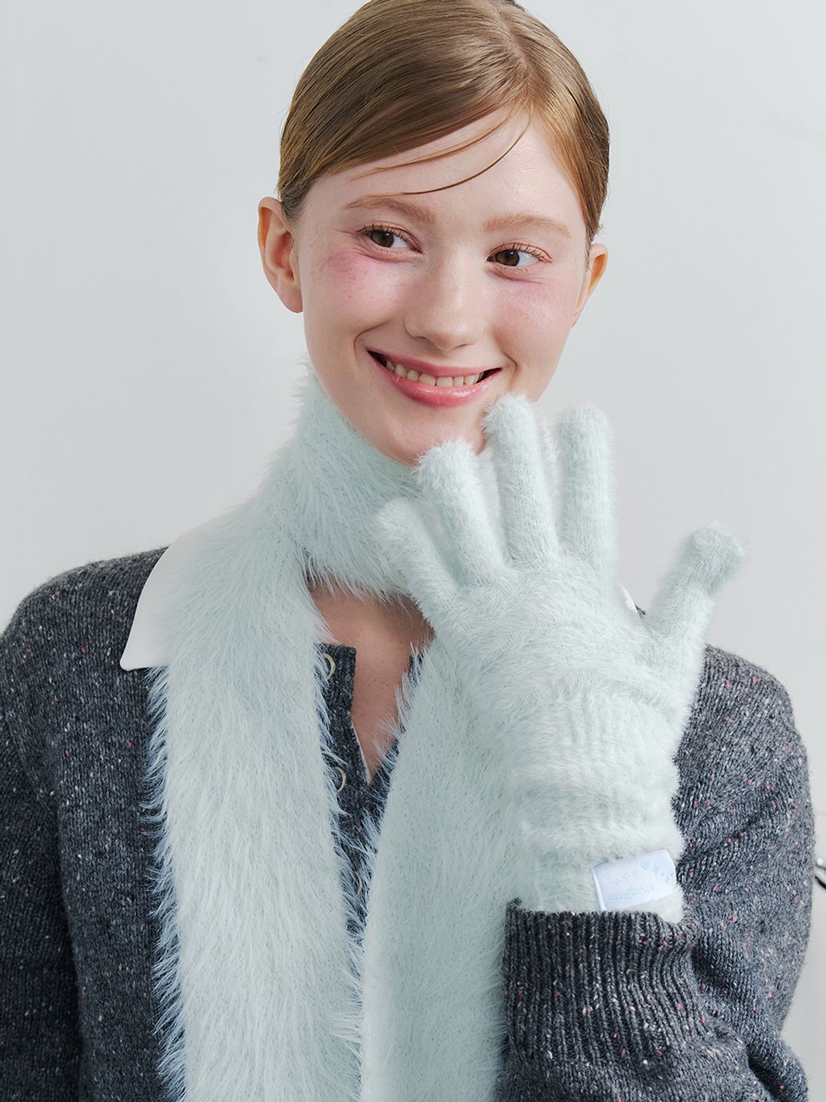 앵브록스(ENGBROX) soft fuzzy finger hole gloves_3 colors