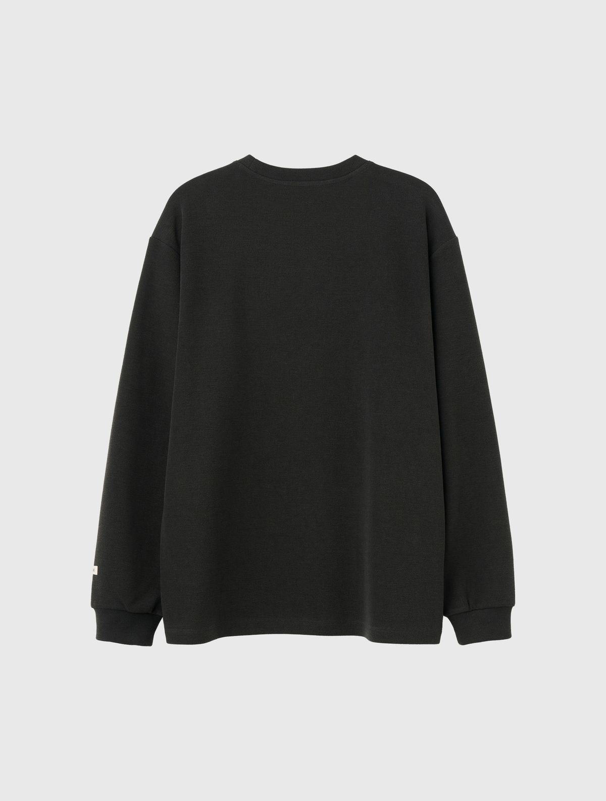 제너럴아이디어(GENERALIDEA) UNISEX 베이직 사카리바 롱 슬리브 티 [CHARCOAL] / SBD3U01007