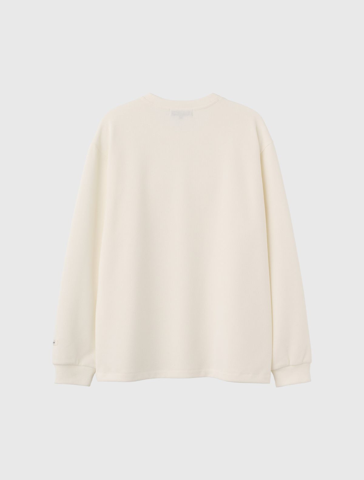 제너럴아이디어(GENERALIDEA) UNISEX 베이직 사카리바 롱 슬리브 티 [WHITE] / SBD3U01007