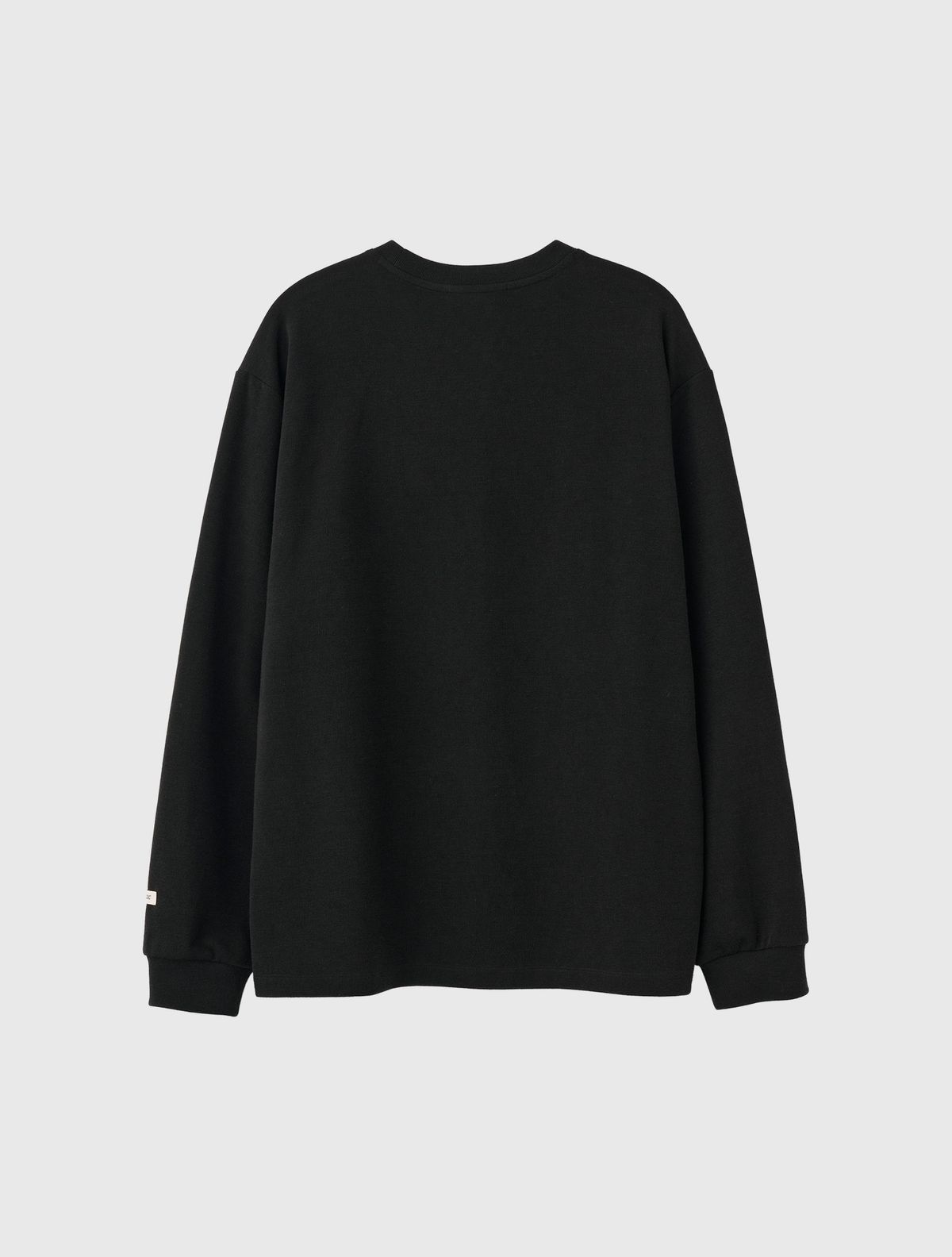 제너럴아이디어(GENERALIDEA) UNISEX 베이직 사카리바 롱 슬리브 티 [BLACK] / SBD3U01007
