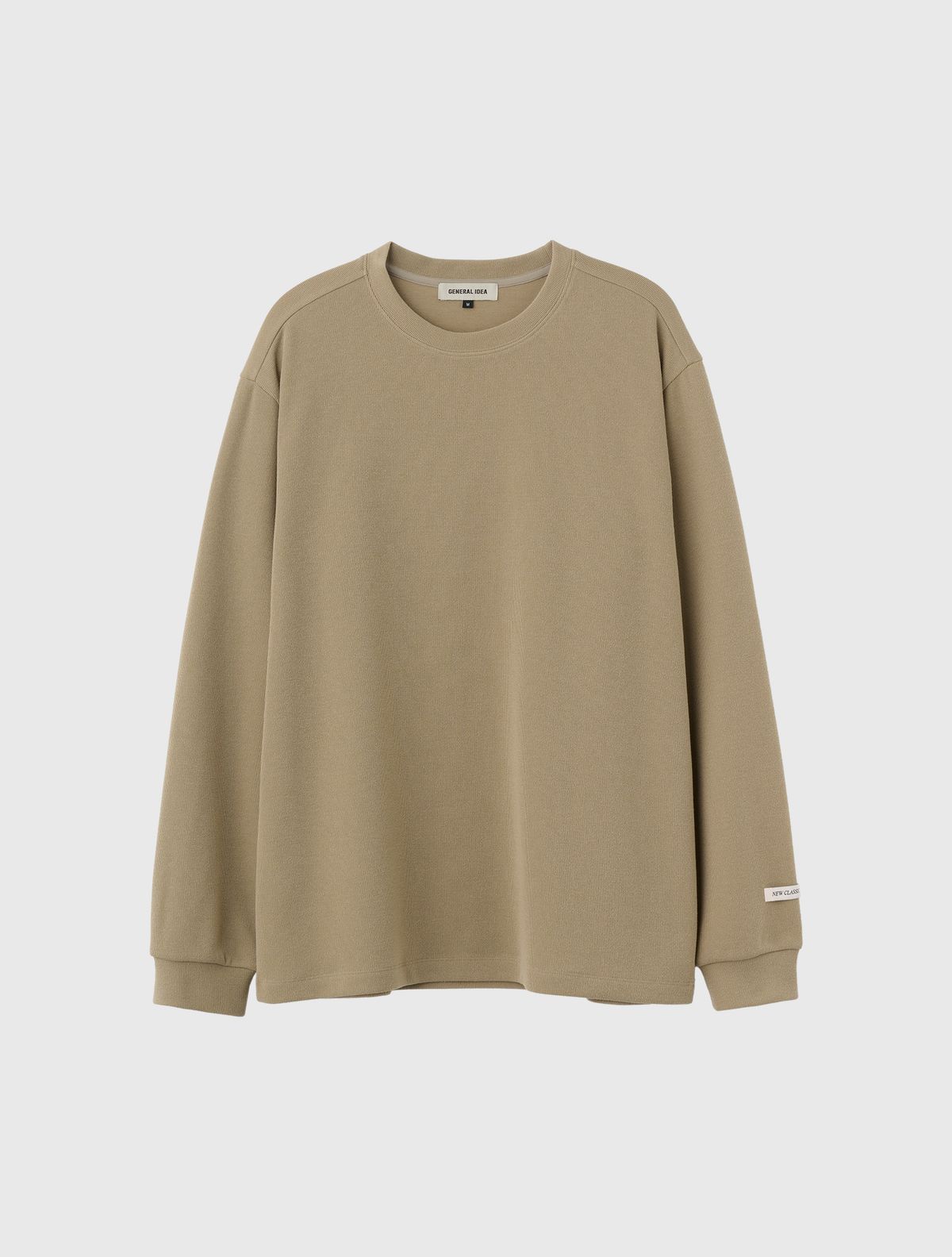 제너럴아이디어(GENERALIDEA) UNISEX 사카리바 롱 슬리브 티 [BEIGE] / SBD3U01007