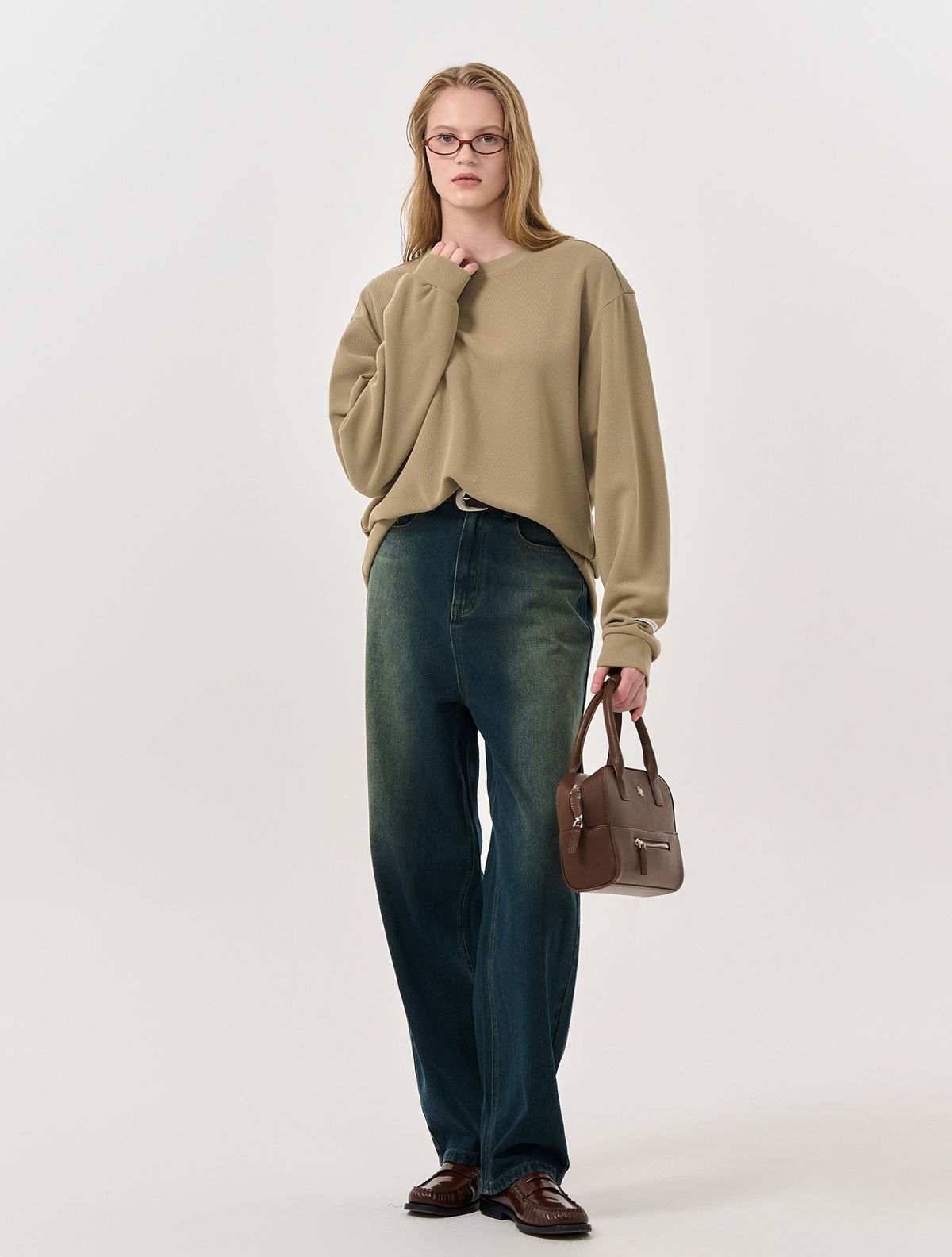 제너럴아이디어(GENERALIDEA) UNISEX 사카리바 롱 슬리브 티 [BEIGE] / SBD3U01007