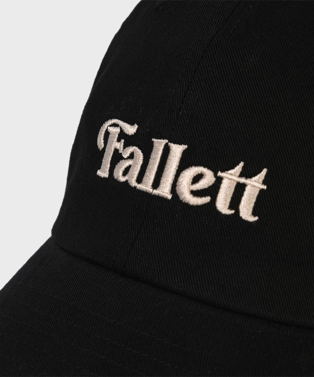 팔렛(FALLETT) 스토리 로고 볼캡 블랙
