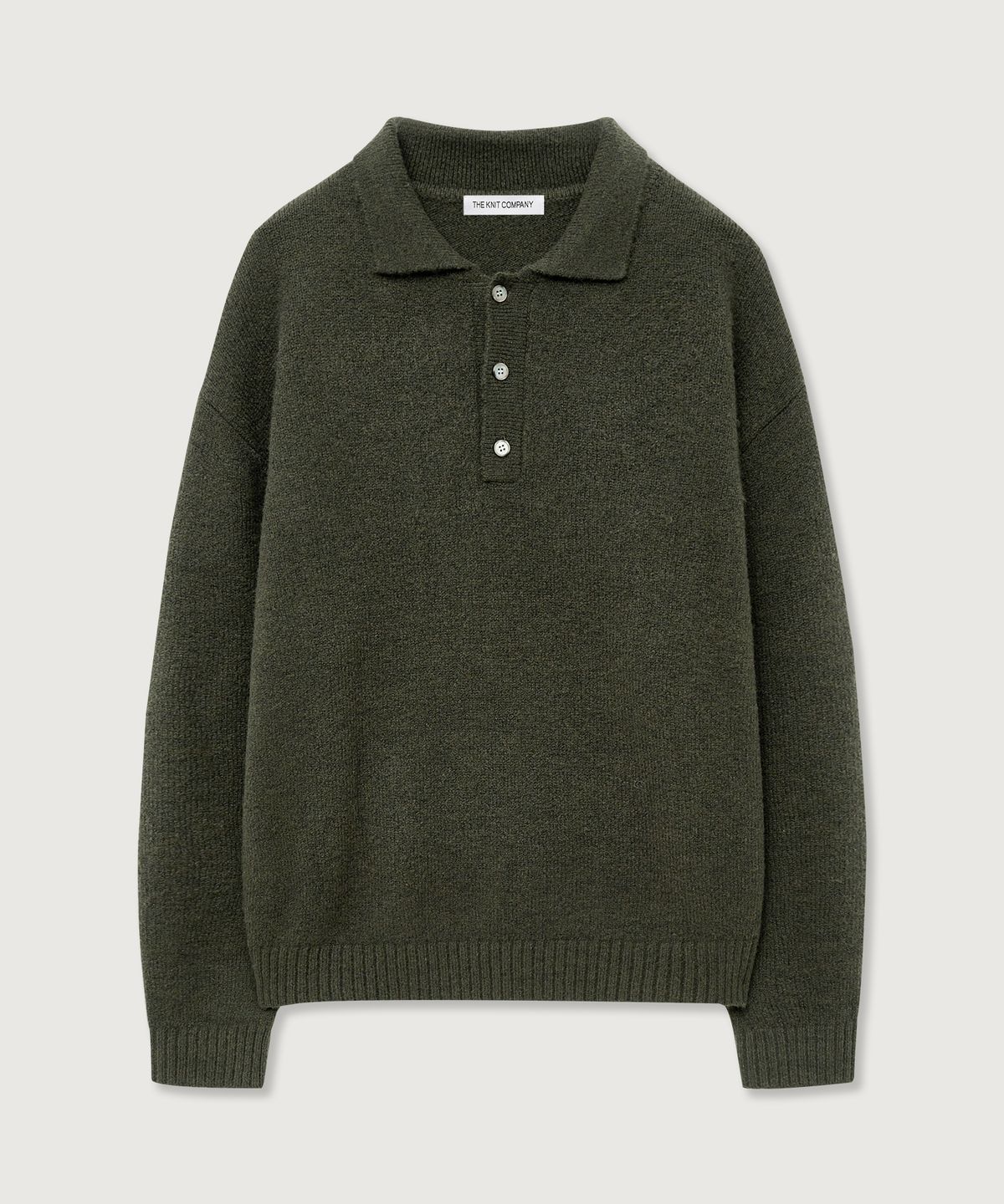 더니트컴퍼니(THEKNITCOMPANY) 헤어리 울 카라 니트 4color