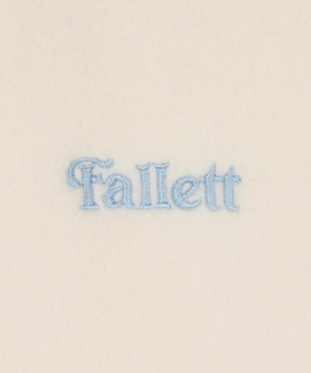 팔렛(FALLETT) 플리스 하프 집업 후드 아이보리