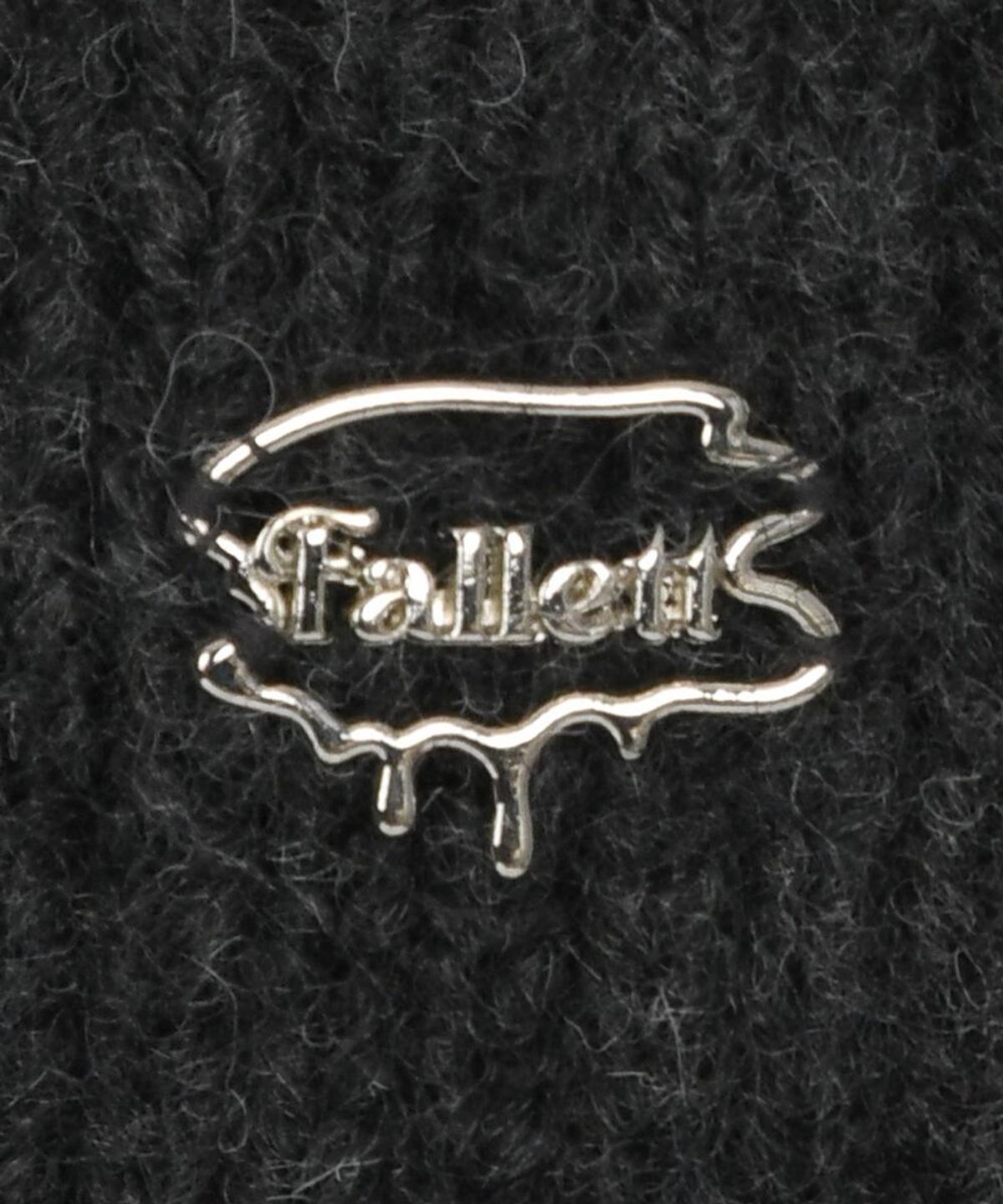 팔렛(FALLETT) 니트 바라클라바 후드 베스트 차콜