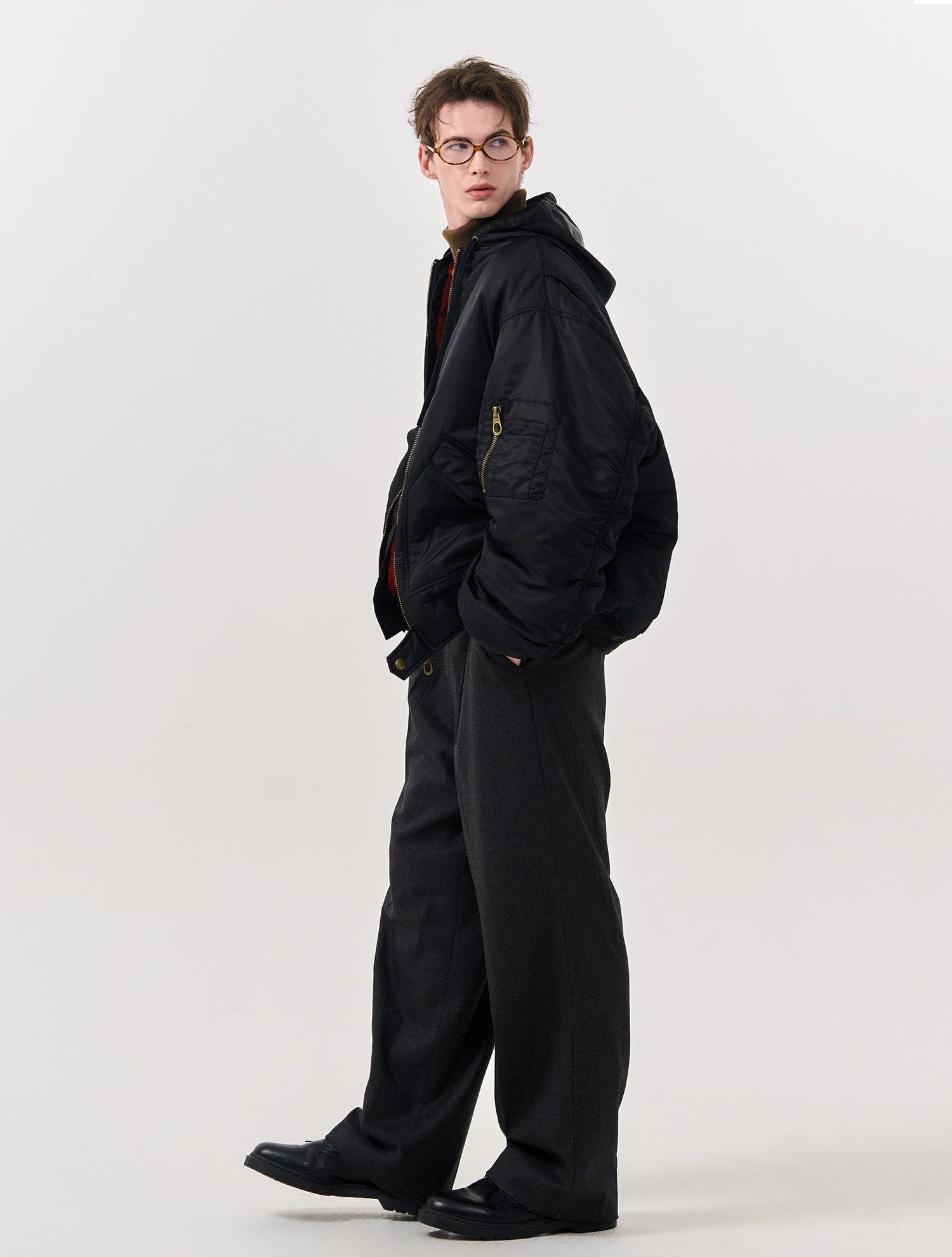di)vision Bomber Jacket ブラック021SS22-1（DI)VISION - Split 