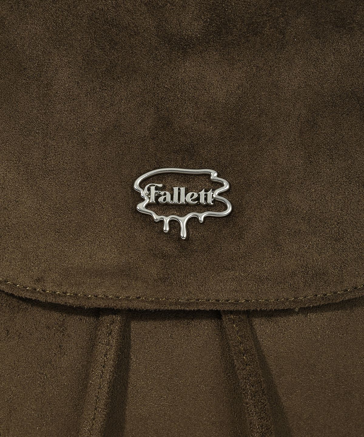 팔렛(FALLETT) 스웨이드 스몰 백팩 브라운