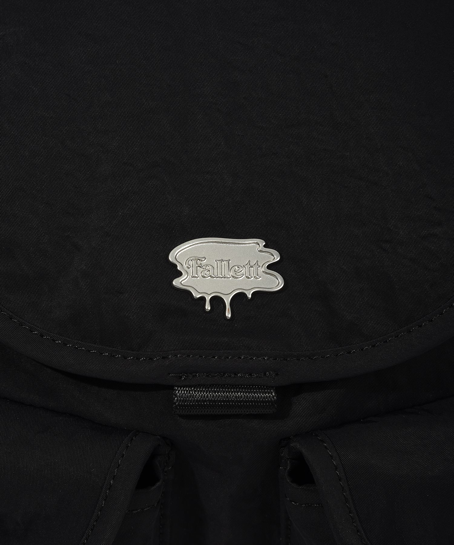 MUSINSA | FALLETT Double Pocket Small Backpack Black