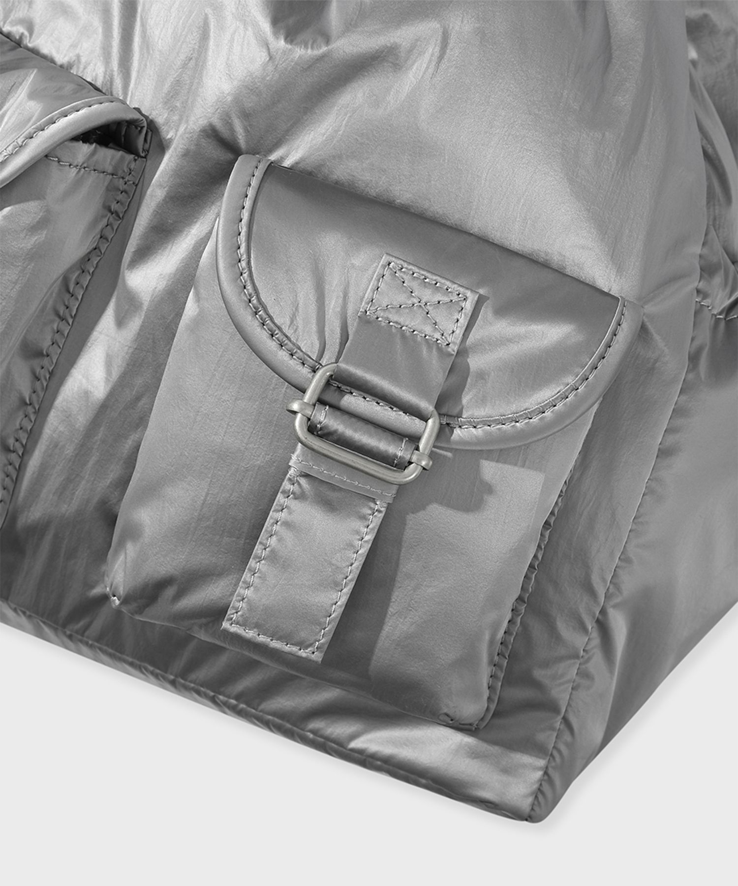 【FALLETT】Double pocket small backpack★送料・関税込 MUSINSA | FALLETT Double Pocket Small Backpack Silver