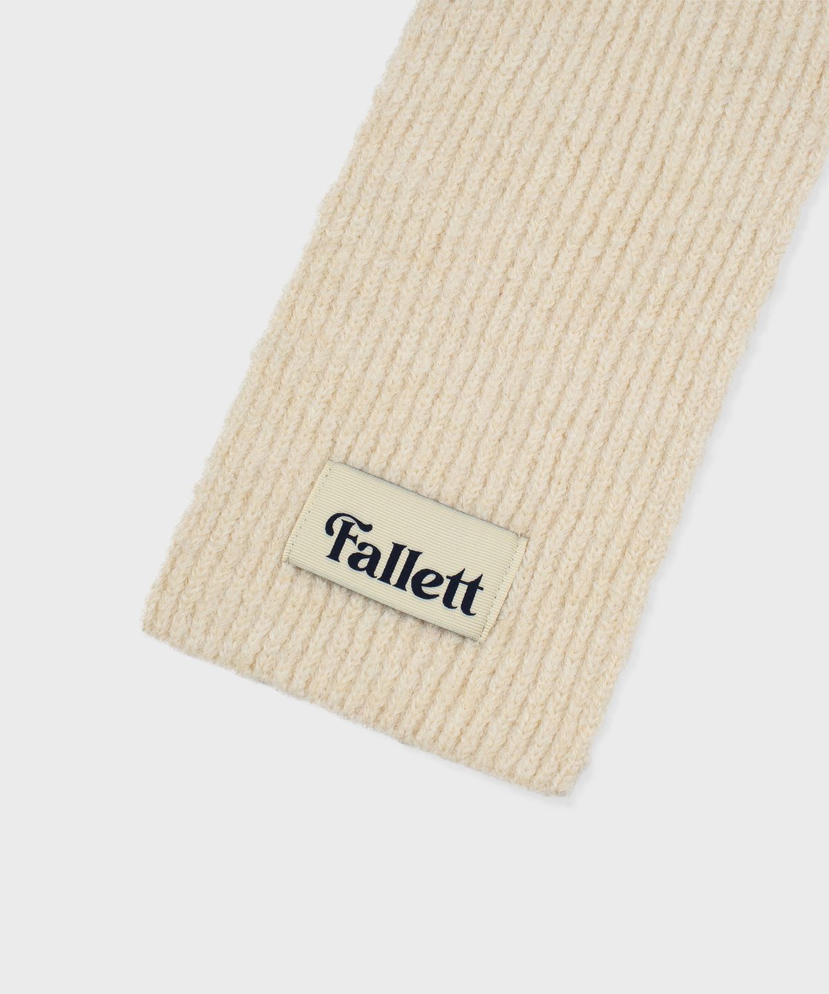 팔렛(FALLETT) 울 머플러 아이보리