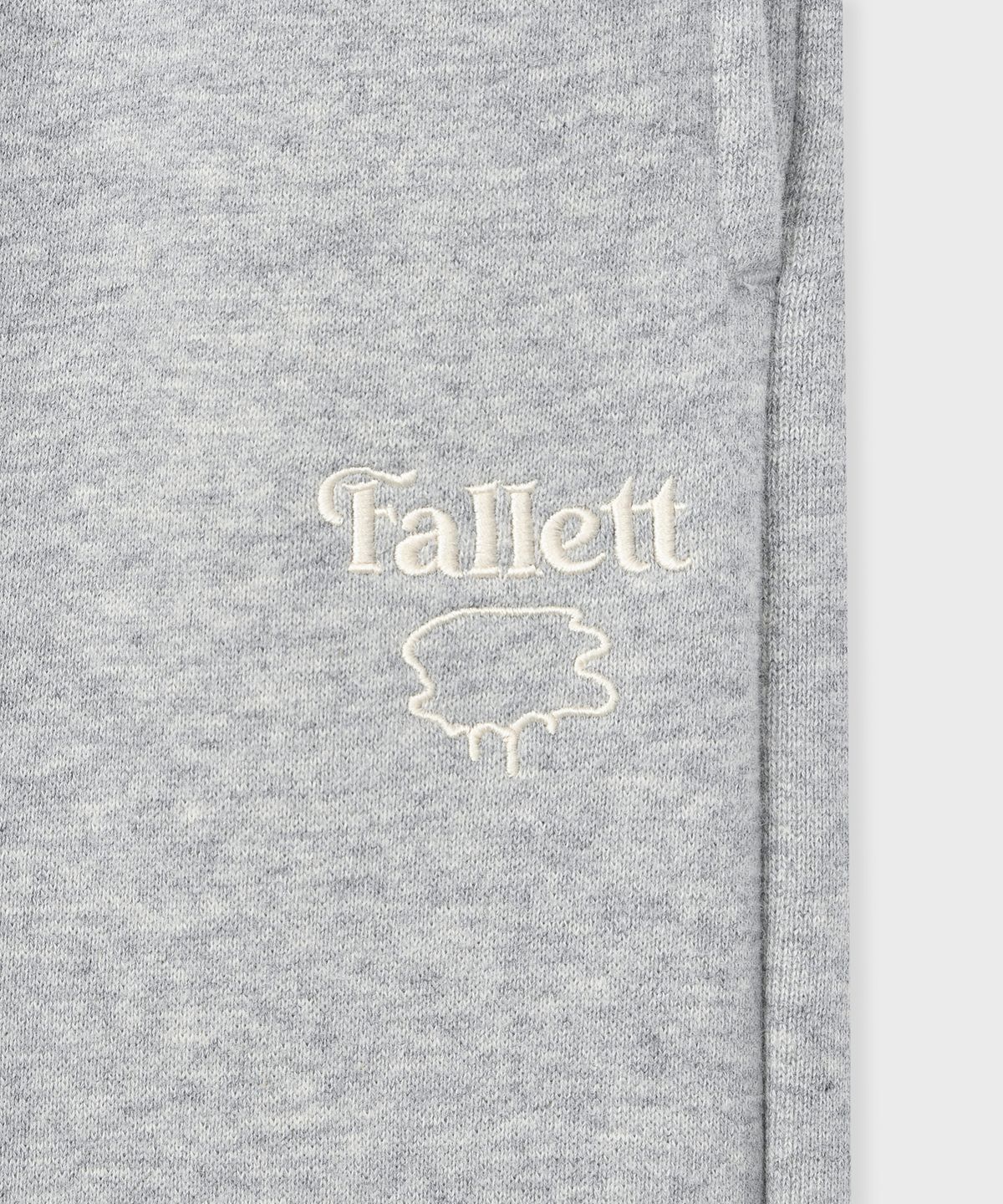 팔렛(FALLETT) 스토리 로고 스웻 팬츠 그레이