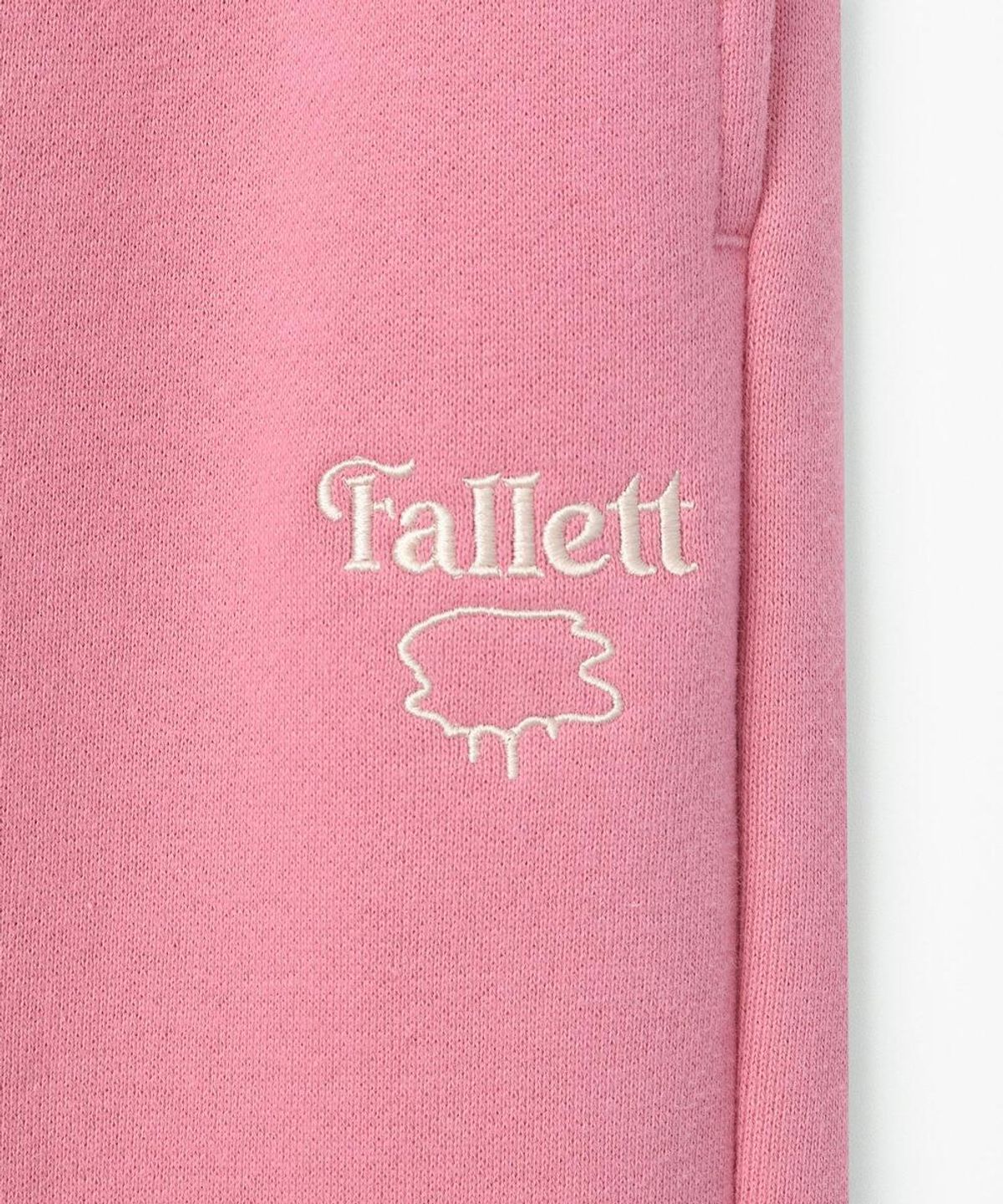 팔렛(FALLETT) 스토리 로고 스웻 팬츠 핑크