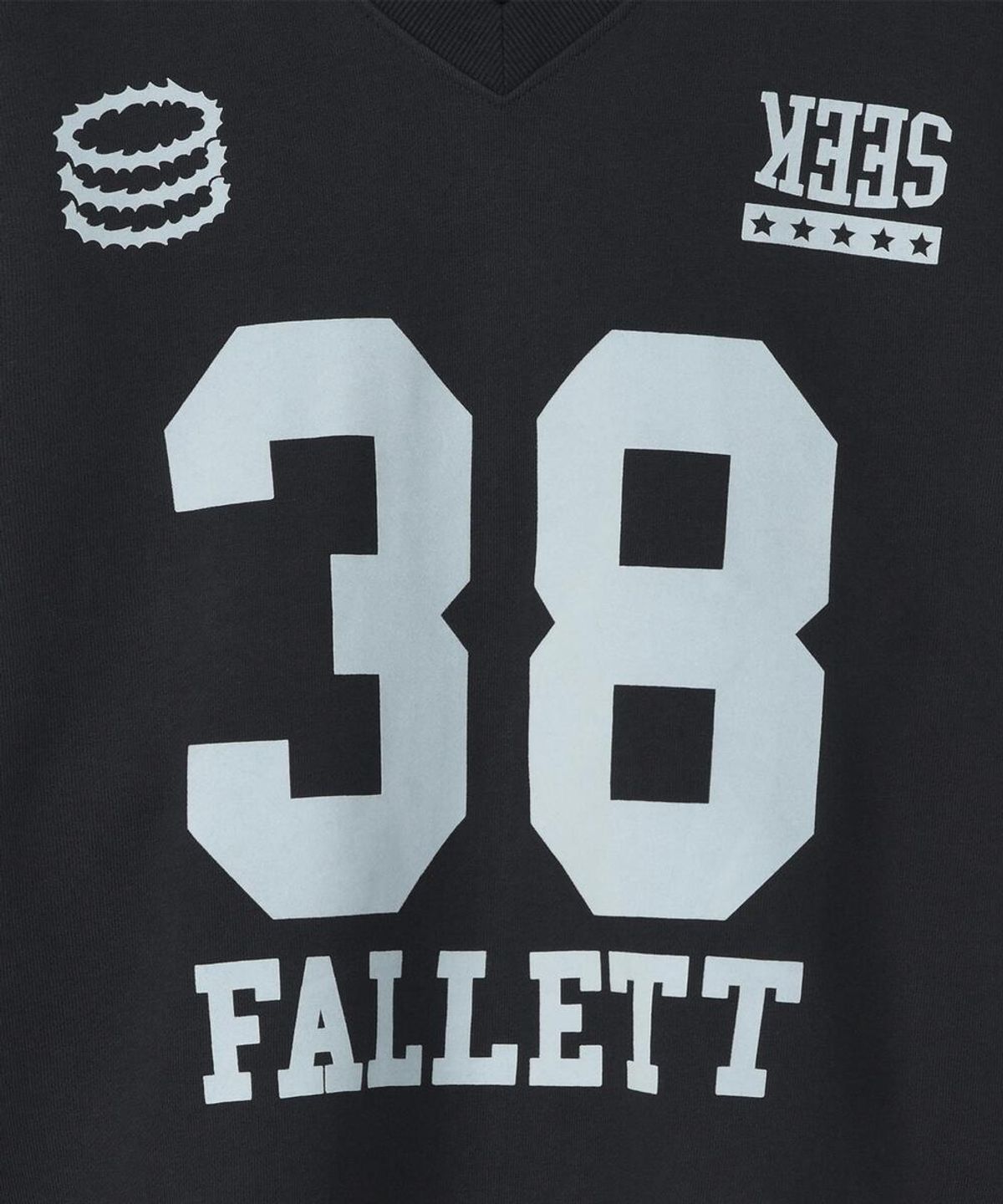 팔렛(FALLETT) 스포츠 클럽 브이넥 맨투맨 네이비