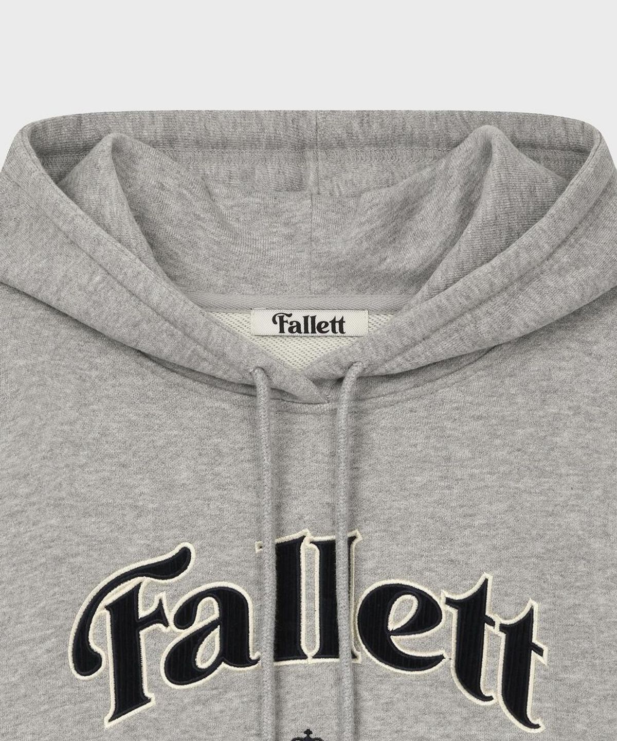 팔렛(FALLETT) 아트 컬리지 후드 그레이