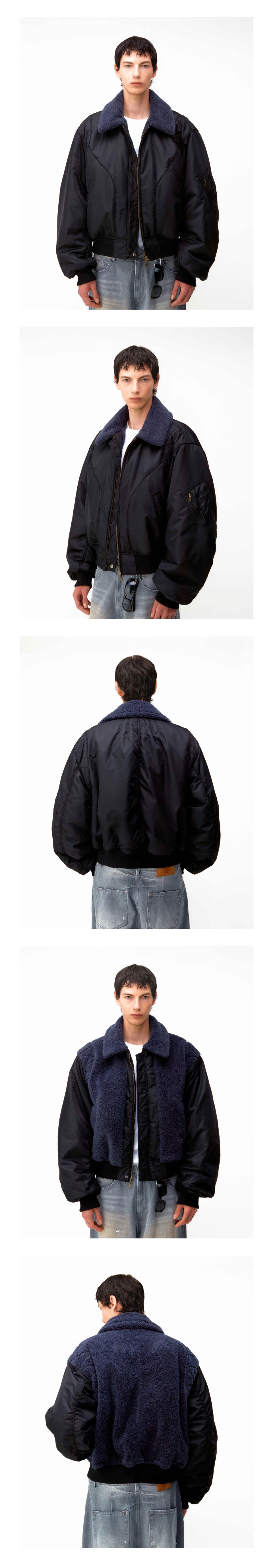 ジャケット・アウター COOR CWU Reversible Flight Bomber(Black) MUSINSA | COOR CWU Reversible Flight Bomber (Black)